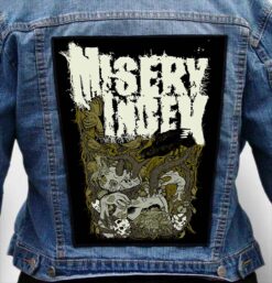MISERY INDEX 1 - Photo Quality Printed Back Patch