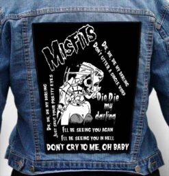 MISFITS 7 - Photo Quality Printed Back Patch
