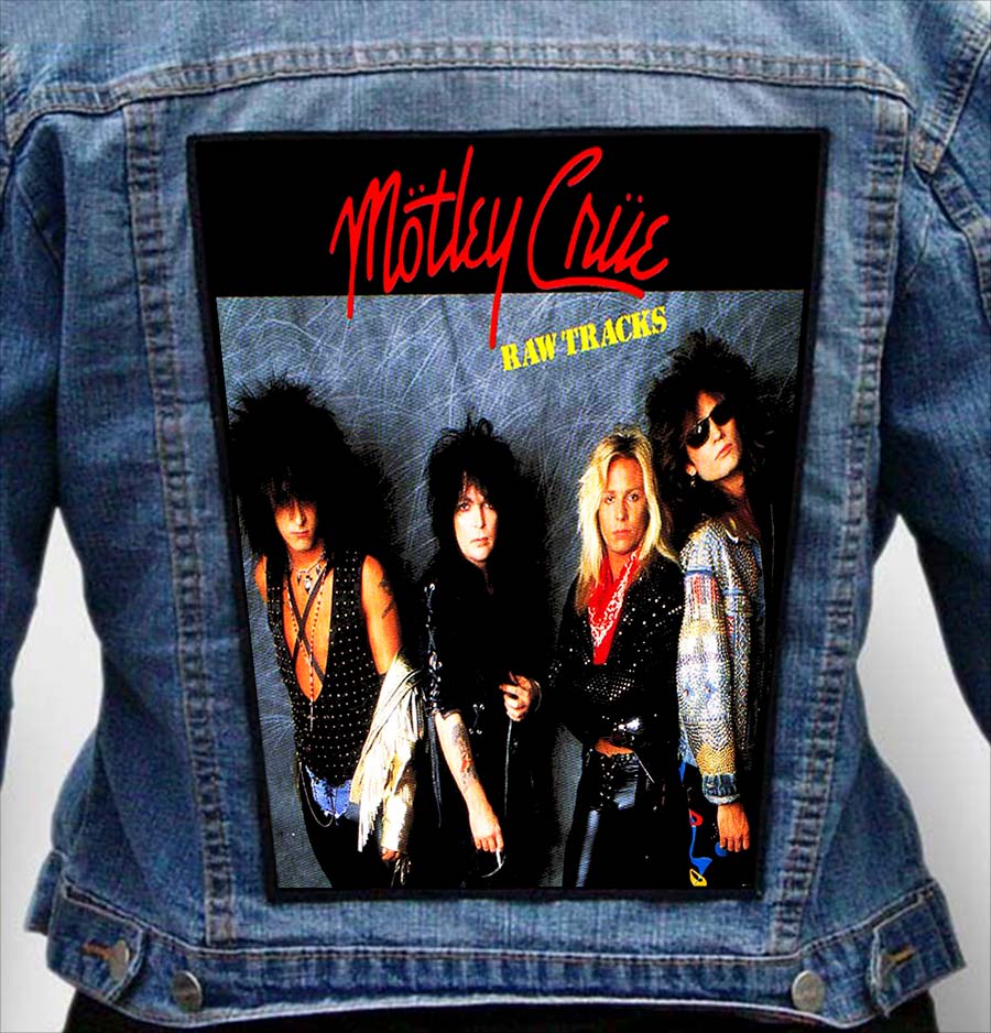 MOTLEY CRUE 6 - Photo Quality Printed Back Patch