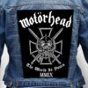 MOTORHEAD 20 - Photo Quality Printed Back Patch