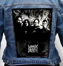 NAPALM DEATH 2 - Photo Quality Printed Back Patch