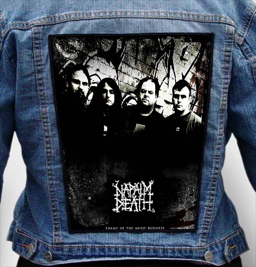 NAPALM DEATH 2 - Photo Quality Printed Back Patch