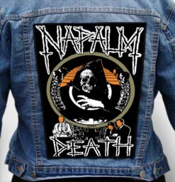 NAPALM DEATH 3 - Photo Quality Printed Back Patch