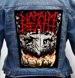 NAPALM DEATH 7 - Photo Quality Printed Back Patch