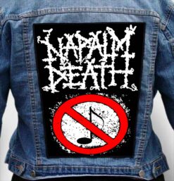 NAPALM DEATH 8 - Photo Quality Printed Back Patch