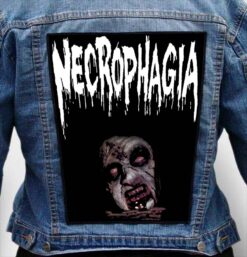 NECROPHAGIA 1 - Photo Quality Printed Back Patch