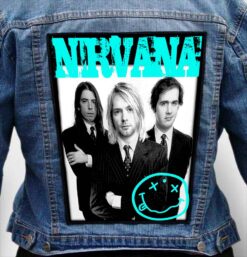 NIRVANA 1 - Photo Quality Printed Back Patch