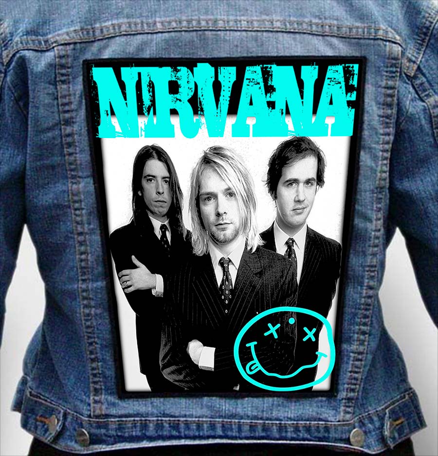 NIRVANA 1 - Photo Quality Printed Back Patch