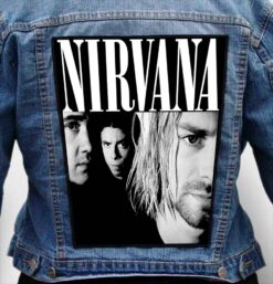 NIRVANA 10 - Photo Quality Printed Back Patch