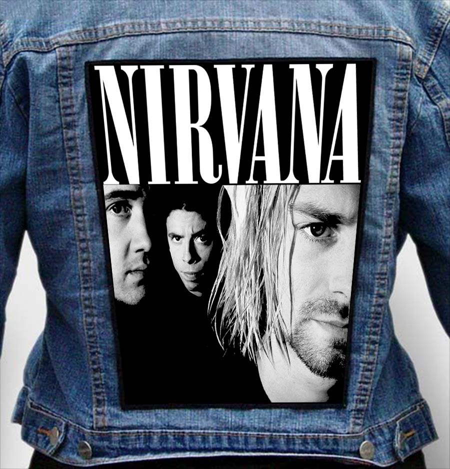 NIRVANA 10 - Photo Quality Printed Back Patch