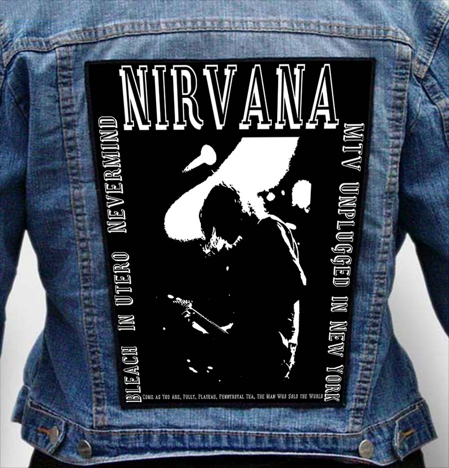 NIRVANA 11 - Photo Quality Printed Back Patch