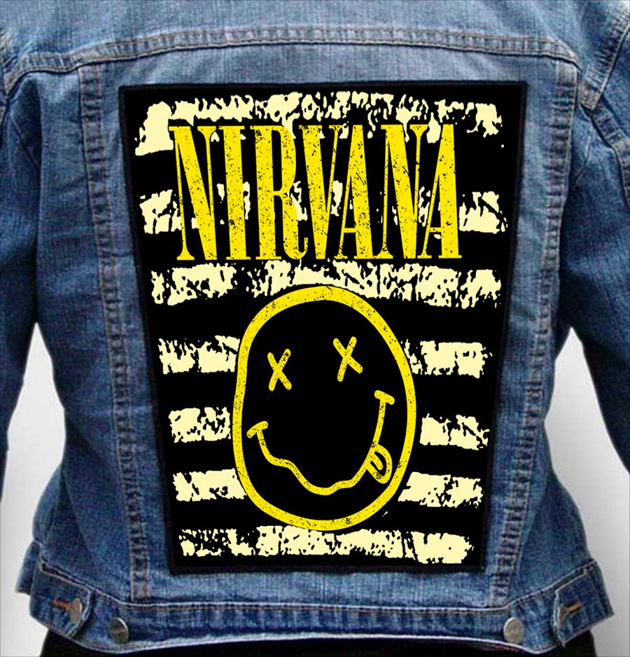 NIRVANA 21 - Photo Quality Printed Back Patch