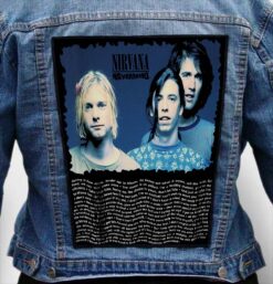 NIRVANA 9 - Photo Quality Printed Back Patch