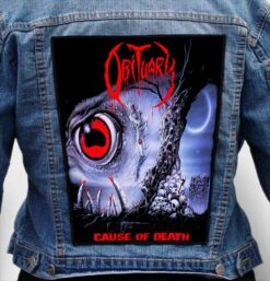 OBITUARY 10 - Photo Quality Printed Back Patch