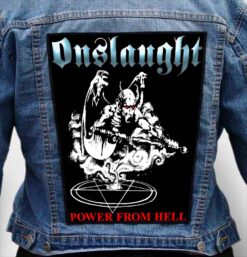 ONSLAUGHT 4 - Photo Quality Printed Back Patch