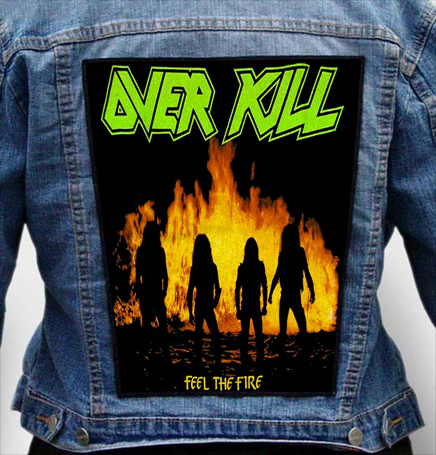 OVERKILL 1 - Photo Quality Printed Back Patch