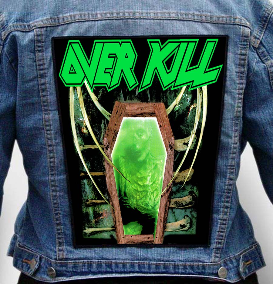 OVERKILL 3 - Photo Quality Printed Back Patch