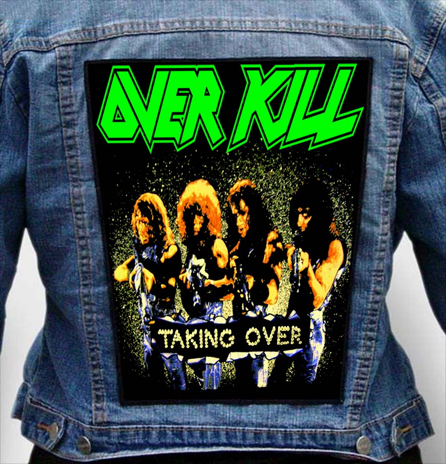 OVERKILL 5 - Photo Quality Printed Back Patch