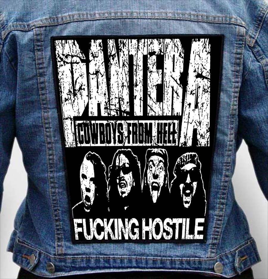 PANTERA 10 - Photo Quality Printed Back Patch