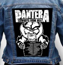 PANTERA 4 - Photo Quality Printed Back Patch