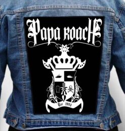 PAPA ROACH 1 - Photo Quality Printed Back Patch