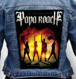 PAPA ROACH 3 - Photo Quality Printed Back Patch
