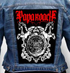 PAPA ROACH 5 - Photo Quality Printed Back Patch