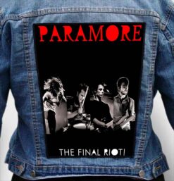 PARAMORE 3 - Photo Quality Printed Back Patch