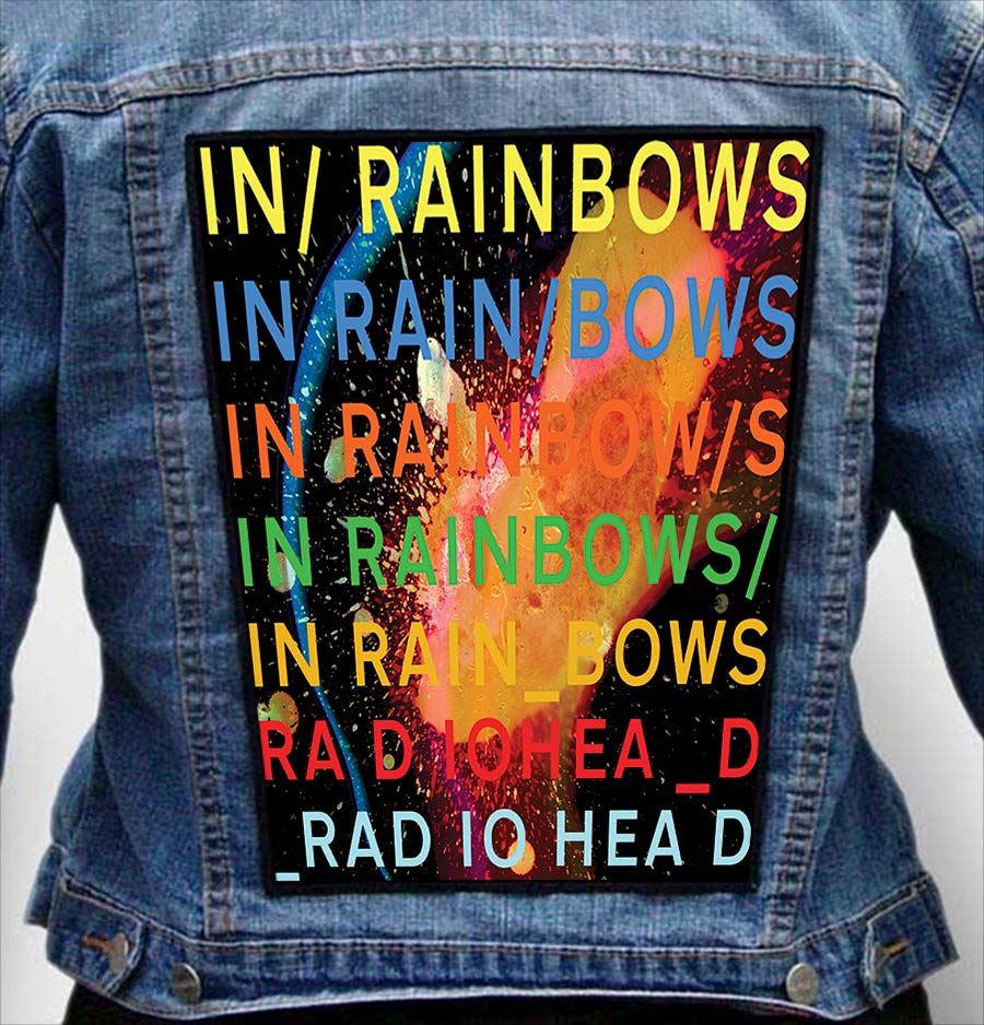 RADIOHEAD 10 - Photo Quality Printed Back Patch