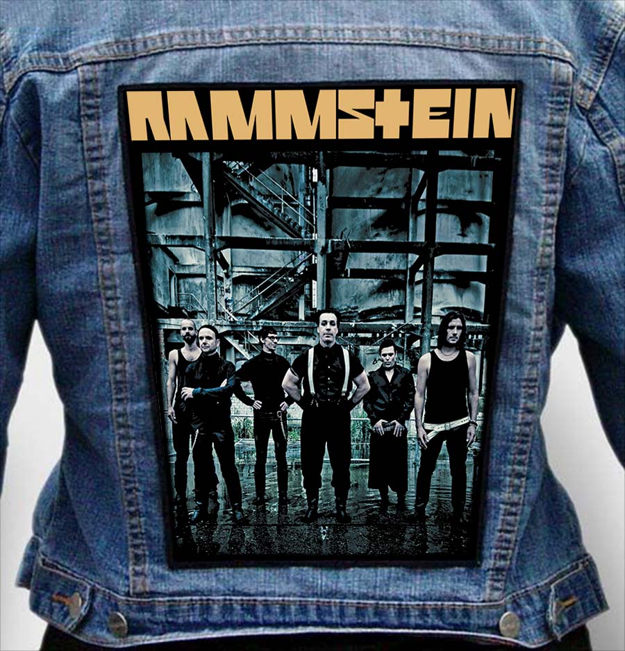 RAMMSTEIN 10 - Photo Quality Printed Back Patch