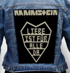 RAMMSTEIN 11 - Photo Quality Printed Back Patch