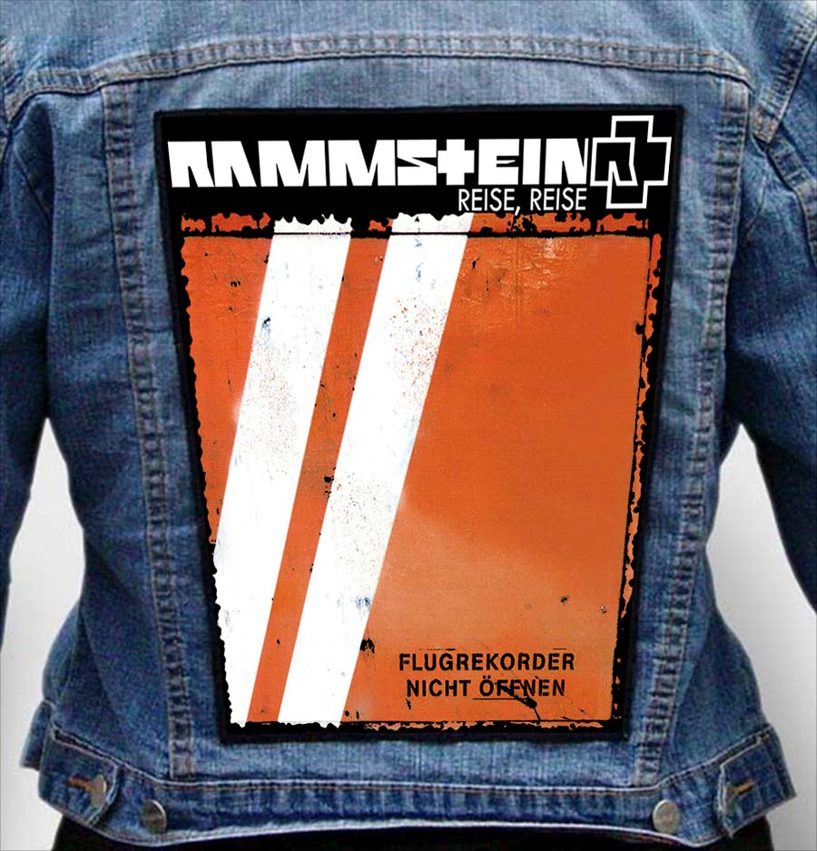RAMMSTEIN 18 - Photo Quality Printed Back Patch