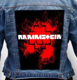 RAMMSTEIN 29 - Photo Quality Printed Back Patch