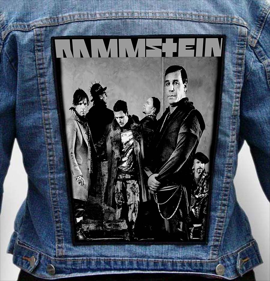 RAMMSTEIN 3 - Photo Quality Printed Back Patch