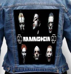 RAMMSTEIN 32 - Photo Quality Printed Back Patch