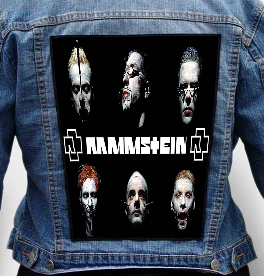 RAMMSTEIN 32 - Photo Quality Printed Back Patch