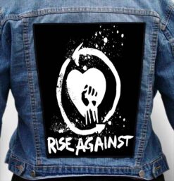 RISE AGAINST 1 - Photo Quality Printed Back Patch