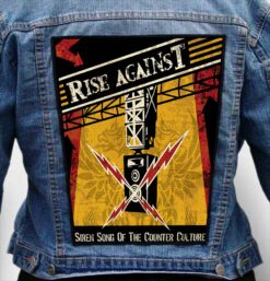 RISE AGAINST 2 - Photo Quality Printed Back Patch