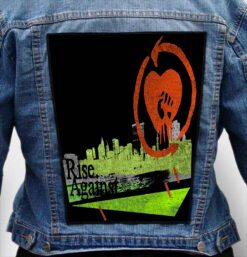 RISE AGAINST 3 - Photo Quality Printed Back Patch