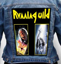 RUNNING WILD 1 - Photo Quality Printed Back Patch