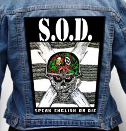 S.O.D 1 - Photo Quality Printed Back Patch
