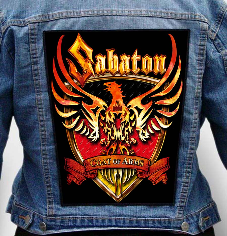SABATON 11 - Photo Quality Printed Back Patch