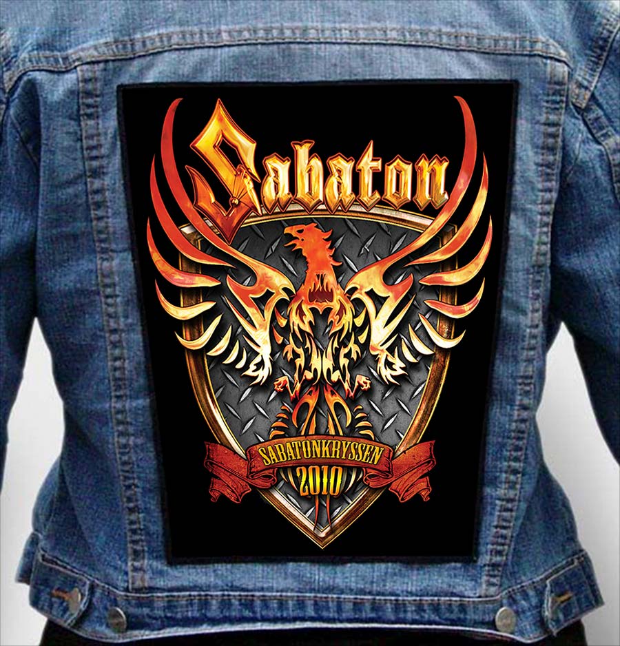 SABATON 5 - Photo Quality Printed Back Patch