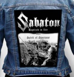 SABATON 8 - Photo Quality Printed Back Patch