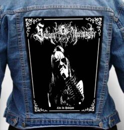 SATANIC WARMASTER 3 - Photo Quality Printed Back Patch