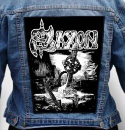 SAXON 4 - Photo Quality Printed Back Patch