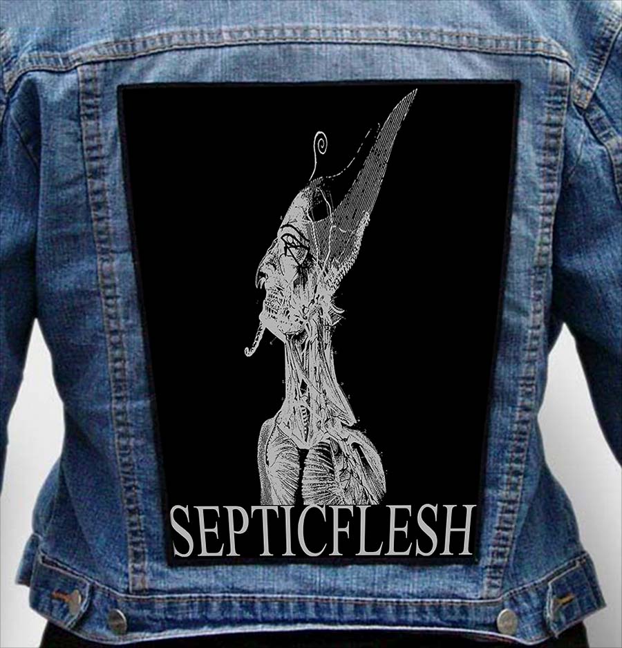 SEPTIC FLASH 1 - Photo Quality Printed Back Patch