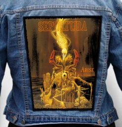 SEPULTURA 1 - Photo Quality Printed Back Patch