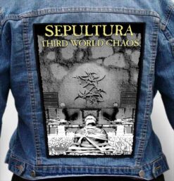 SEPULTURA 16 - Photo Quality Printed Back Patch