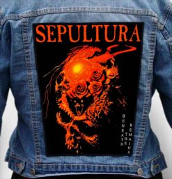 SEPULTURA 18 - Photo Quality Printed Back Patch